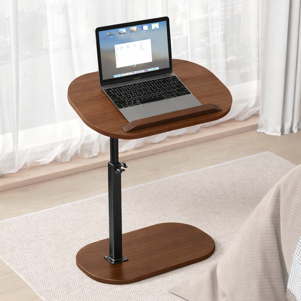 90° Tilting & 360° Swivel Height-Adjustable Work Table