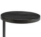 Duke Round Metal Accent Table | Sleek Minimalist Side Table