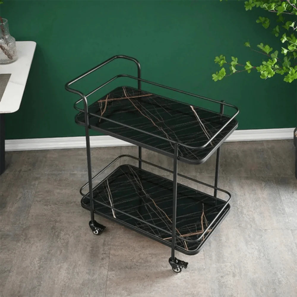 Home Store Rolling Dining Cart & Beverage Station