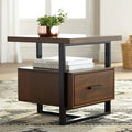 1-Drawer Modern End Table Side Table