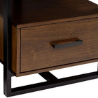 1-Drawer Modern End Table Side Table
